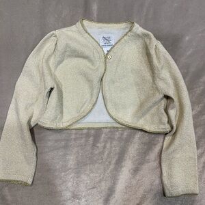 Carter's Shimmering Gold Cardigan for Kids